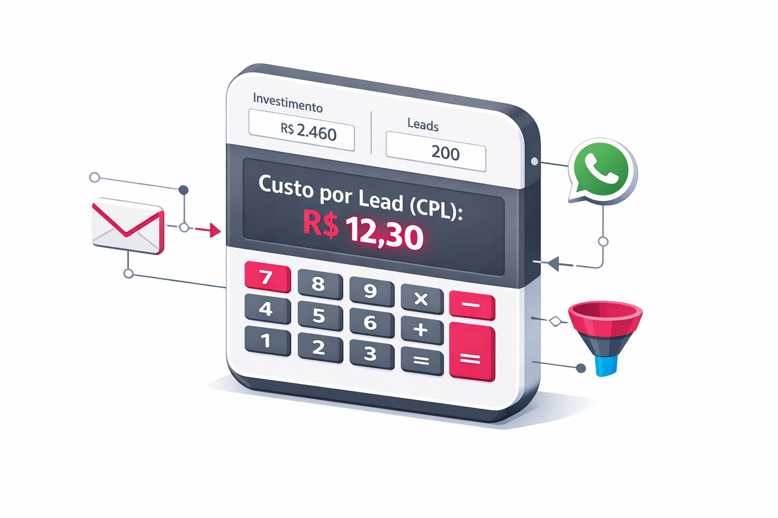 Calculadora de Custo por Lead