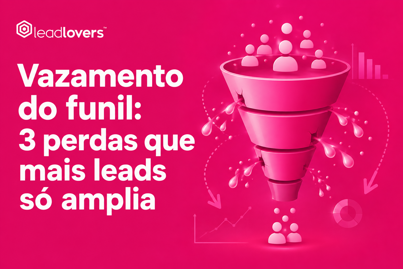 vazamento do funil
