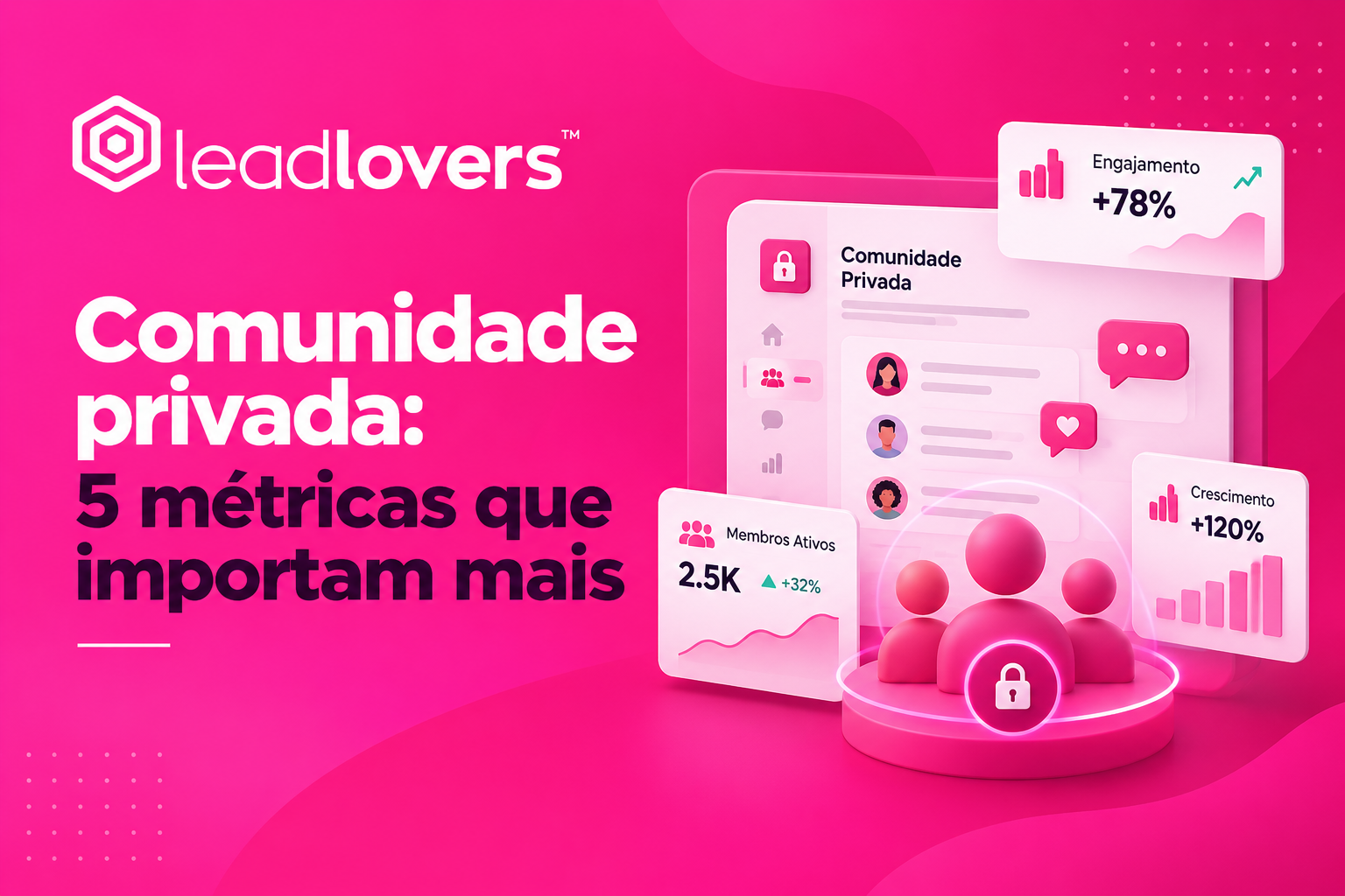 Comunidade privada: 5 métricas que importam mais